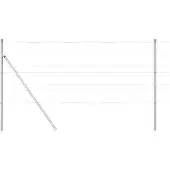 vidaXL Grond Fix Gelast Draadhek 100 x 1 m Gegalvaniseerd staal Mesh