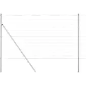 vidaXL Grond Fix Gelast Draadhek 25 x 1,4 m Gegalvaniseerd staal Mesh