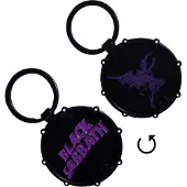 Black Sabbath - Wavy Logo & Daemon Drum - Sleutelhanger