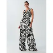 BWLDR Jumpsuit 'Parkes' zwart / wit