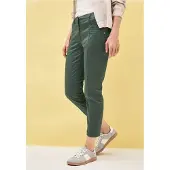 Cecil Dames 7/8 straight legs broek - Groen - 38