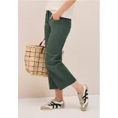 Cecil Dames 7/8 broek Wide Legs - Groen - 33