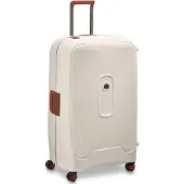Delsey Moncey 82 cm Extra Grote Harde Reiskoffer – 116 Liter – 3-Puntssluiting – TSA Slot – Waterbestendig – 4 Dubbele Wielen – Angora - Creme