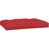 vidaXL Palletkussens 3 st stof rood