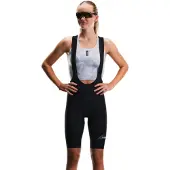 Fusion Tempo! Bib Fietsbroek dames Zwart S/36