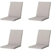 Madison stapelstoelkussen napels ca. 97x49 cm set van 4
