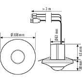 ESYLUX PD-C 360I/8 DUO DALI Plafond Aanwezigheidsdetectie - EP10427824