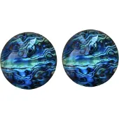 Charme Bijoux Clip oorbellen-Blauw-2 cm- geen gaatje-
