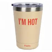 Fisura Tumbler Thermos I'm Hot | Beige