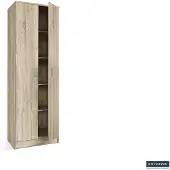 Rousseau Opbergkast 'ray' 2 deuren en 4 legplanken sonoma