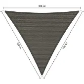 Shadow Comfort Driehoek schaduwdoek 3,00x3,00x3,00 m Cool Grey