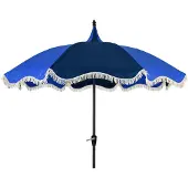Décoris Strandparasol stokparasol 2tone Blauw