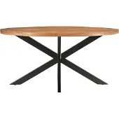 LivingFurn Rocky Oval 160 cm-13809