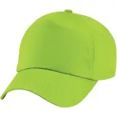 Beechfield Unisex Junior Junior 5 Panel Baseball Cap (Kalk groen)