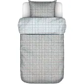 Marc O'Polo Dekbedovertrek Karie Powder Blue Satijn-140 x 200 / 220 cm | 1-Persoons