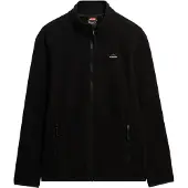 Superdry Fleece jas zwart
