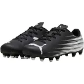 Puma Attacanto II Gras / Kunstgras Voetbalschoenen (MG) Kids Zwart Wit