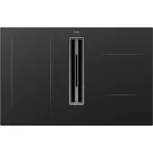 Etna AKI580ZT - Inductiekookplaat met geïntegreerde afzuiging – 80 cm – 4 Kookzones – Light & Slide Bediening – Boostfunctie – Recirculatie of Luchtafvoer – Inbouwmaat 750x490 mm – A+ Energielabel