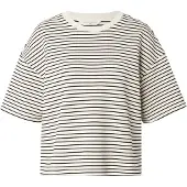 Moss Copenhagen Sweatshirt 'MSCHNilda Ima' beige / zwart
