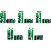 Fujifilm - QuickSnap Flash 400 Disposable camera 5x Bundle