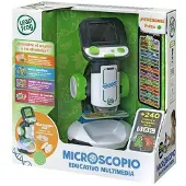 Vtech Multimedia Educational Microscope Spanish Version Transparant Kinderen
