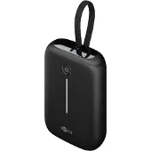 Goobay powerbank met kabel | 2x USB-C PD 20W + 1x USB-A QC | 10.000 mAh