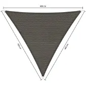 Shadow Comfort Driehoek schaduwdoek 4,00x4,00x4,00 m Cool Grey