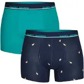 Happy Shorts 2-pack boxershorts heren eend print