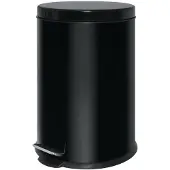 Bolero Pedaalemmer RVS 20ltr Zwart - GG978