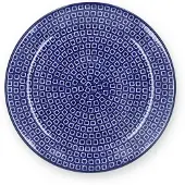 Bunzlau Castle Dinerbord Blue Diamond Flat 25 cm