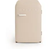 Create - Koelkast in retrostijl - Zand - Handvat Gebroken wit - FRIDGE RETRO 107L