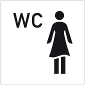 Ivana Pictogram WC Vrouw