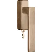 Formani Basics BSQ2-DKLOCK-O draaikiepgarnituur afsluitbaar - PVD licht brons