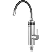 Aqualine Ton - Elektrische keukenkraan, 3 kW, zwart/roestvrij staal 211085