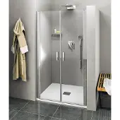 Polysan Zoom Line pendeldeur 80cm chroom