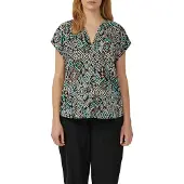 s.Oliver Blouse blauw / zwart / wit