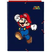 Super Map Super Mario World Marineblauw A4