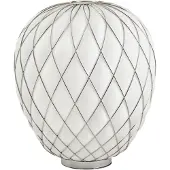 Fontana Arte Pinecone Tafellamp Chrome White | Large