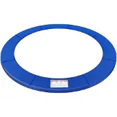 Songmics Trampolinerandafdekking, veerafdekking, UV-bestendig, scheurvaste trampolineaccessoires, randbescherming, Blauw / 427 cm