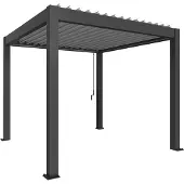 Biohort Pergola 3x3 Donkergrijs metallic / Zilver metallic (B449220)