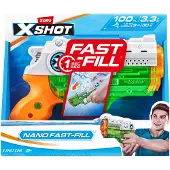 Zuru waterpistool X-Shot Fast Fill Nano Blaster 100 ml oranje.
