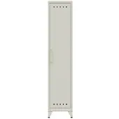 Bisley Fern Garderobekast Metaal Niet afsluitbaar 380 x 510 x 1.800 mm Verkeerswit