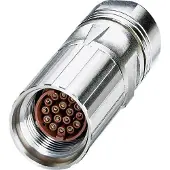 Phoenix ST-17S1N8A8003, Recht, 60 V, roestvrij staal, IP67, 1 stuk