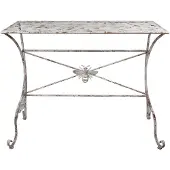 Clayre & Eef Tuintafel 112x50x86 cm bruin ijzer bij