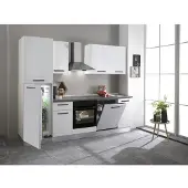 Praxis Keukenblok Giorgia 270cm Mat Wit | Inclusief Apparatuur