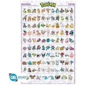Abystyle Poster Pokémon - Sinnoh French Characters 61x91,5cm