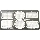 Tamiya Modelbouwdecoratie - 12666 Panther D. - Photo-Etched Grille Set Photo-etch