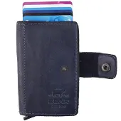 Bear design Pip Pasjeshouder / Creditcardhouder RFID - Donkerblauw