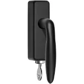 Formani Basics LB18H-DKLOCK-O draaikiepgarnituur afsluitbaar - mat zwart