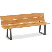 Niehoff Nova Bank Aluminium Antraciet/Teak